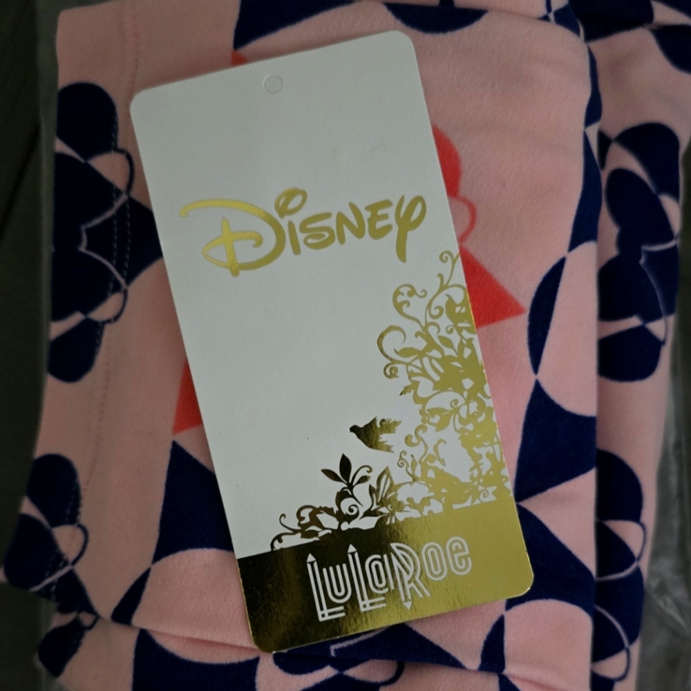 LuLaRoe Disney Pink Leggings Brand New
